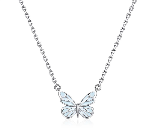 [MonoGleam]Glow-in-the-Dark Butterfly Necklaces with Titanium Steel Chain - BestSeller Edition