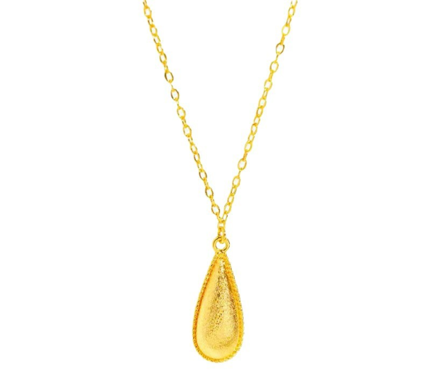 [MonoGleam]Gold-Plated Teardrop Necklaces