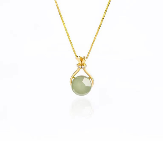 [MonoGleam]Jade Pendant Necklace