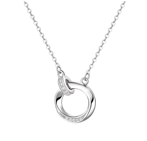 [MonoGleam]Eternal Möbius Sterling Silver Necklaces 99.9% Pure Infinity Pendant -  BestSeller Edition